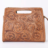 American Darling Clutch Hand Tooled Genuine Leather Women Bag Western Handbag Purse