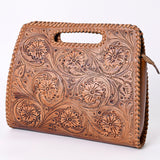 American Darling Clutch Hand Tooled Genuine Leather Women Bag W. by Hilason – Cowboy and equestrian accessories