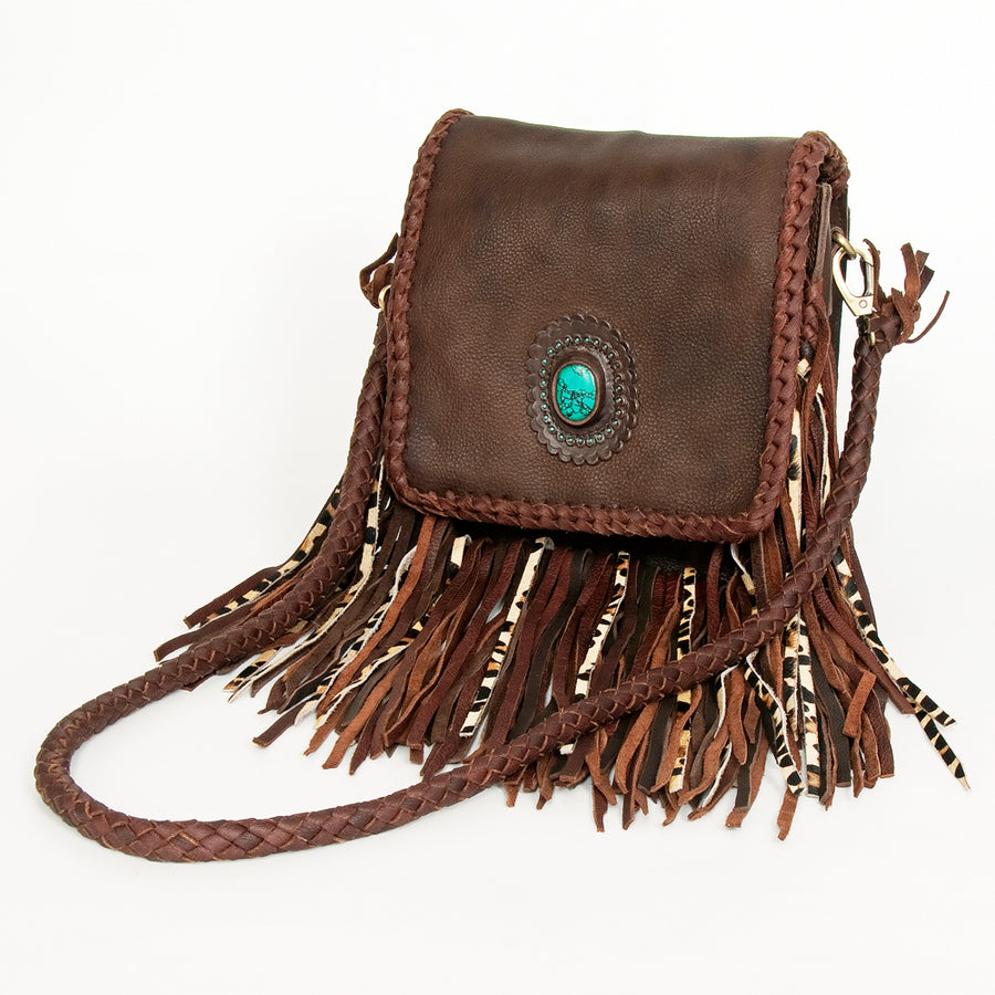American Darling ADBGM265A Messenger Genuine Leather Women Bag W. by Hilason – Cowboy and equestrian accessories