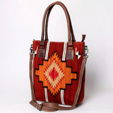 American Darling Tote Saddle Blanket Genuine Leather women bag western handbag purse