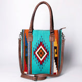 American Darling Tote Saddle Blanket Genuine Leather women bag western handbag purse