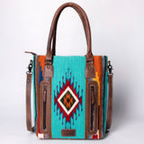 American Darling Tote Saddle Blanket Genuine Leather women bag western handbag purse