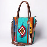 American Darling Tote Saddle Blanket Genuine Leather women bag western handbag purse