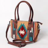 American Darling Tote Saddle Blanket Genuine Leather women bag western handbag purse