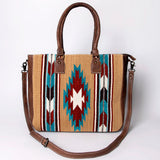 American Darling Tote Saddle Blanket Genuine Leather women bag western handbag purse