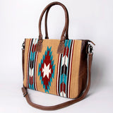 American Darling Tote Saddle Blanket Genuine Leather women bag western handbag purse