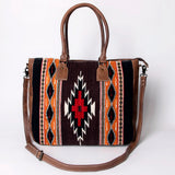 American Darling ADBG1005C Tote Saddle Blanket Genuine Leather women bag western handbag purse