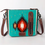 American Darling Cross Body Saddle Blanket Genuine Leather women bag western handbag purse