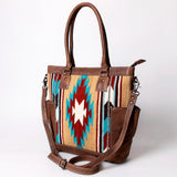 American Darling Tote Saddle Blanket Genuine Leather women bag western handbag purse