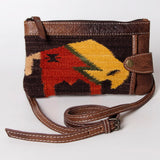 American Darling Cross Body Saddle Blanket Genuine Leather women bag western handbag purse