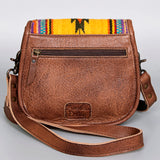 American Darling Cross Body Saddle Blanket Genuine Leather women bag western handbag purse