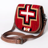 American Darling Cross Body Saddle Blanket Genuine Leather women bag western handbag purse