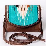 American Darling Messenger Saddle Blanket Genuine Leather women bag western handbag purse