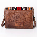 American Darling Messenger Saddle Blanket Genuine Leather women bag western handbag purse