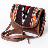 American Darling Messenger Saddle Blanket Genuine Leather women bag western handbag purse