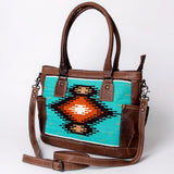 American Darling Tote Saddle Blanket Genuine Leather women bag western handbag purse