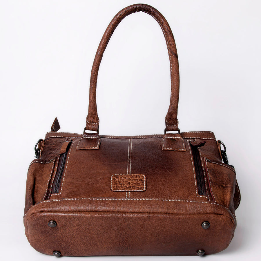 American Darling Women's Tote Bag Western Saddle Blanket Genuine Leather Handbag and Ladies Purse