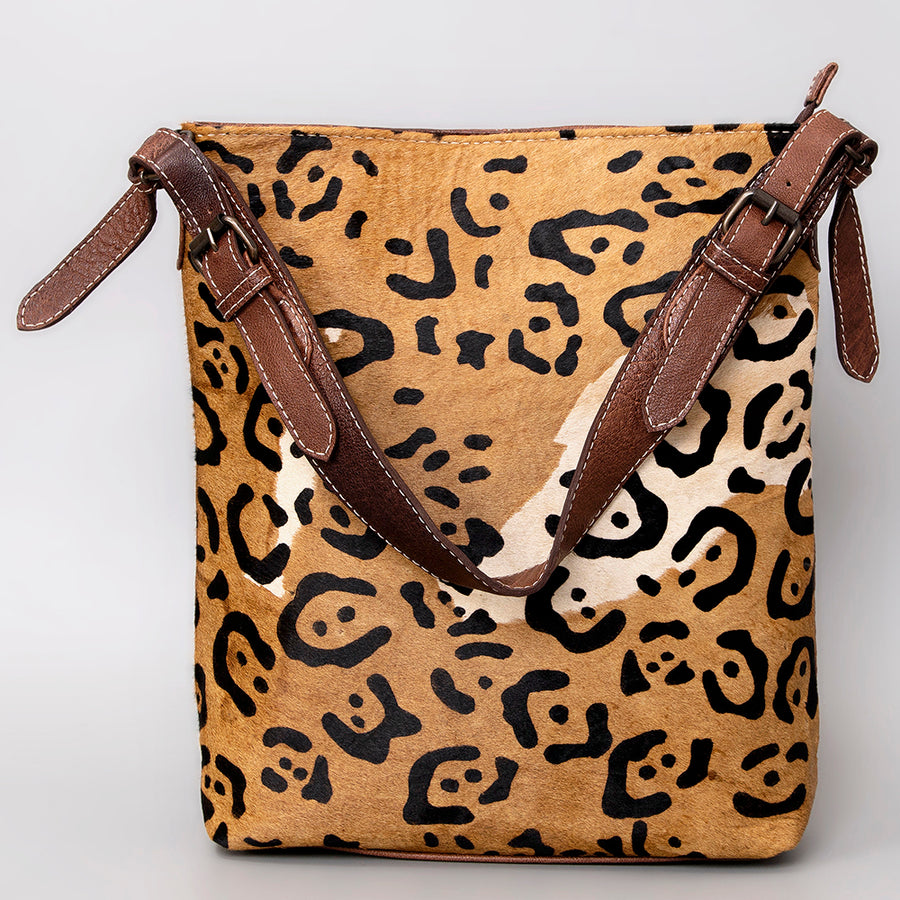 American Darling Women's Hobo Bag Western Hair-on Genuine Leather Handbag and Ladies Purse