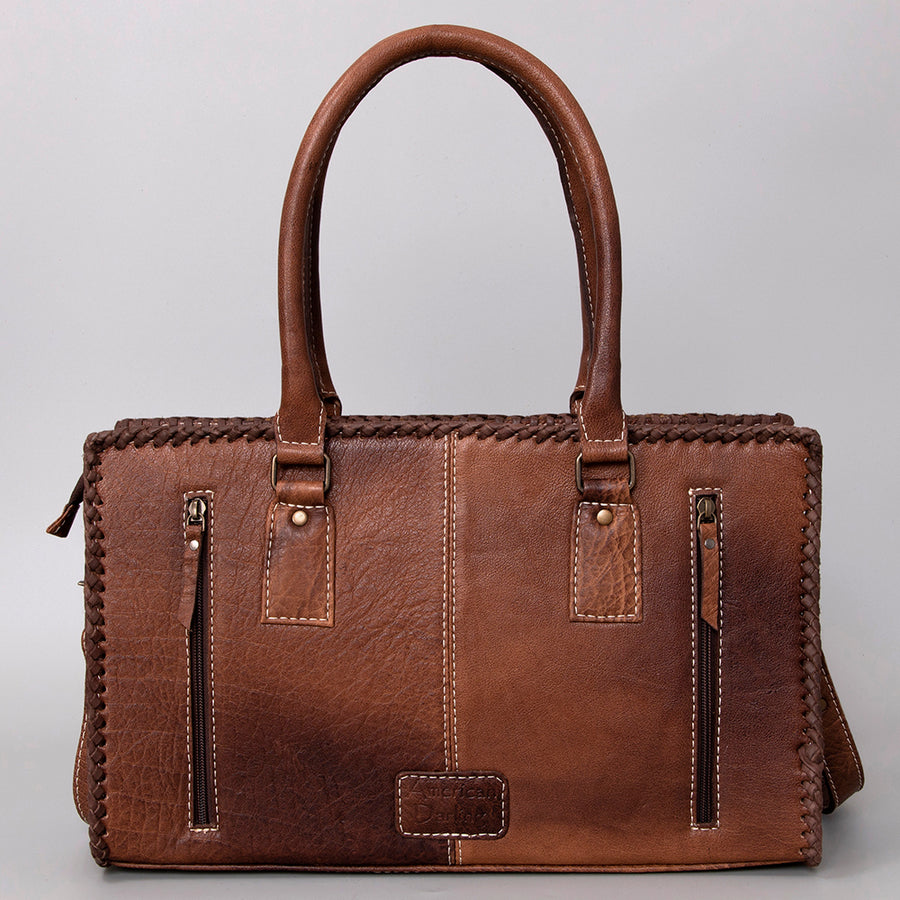 American Darling Women's Tote Bag Western Hair-On Genuine Leather Handbag and Ladies Purse