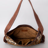 American Darling Women's Hobo Bag Western Hair-On Genuine Leather Handbag and Ladies Purse