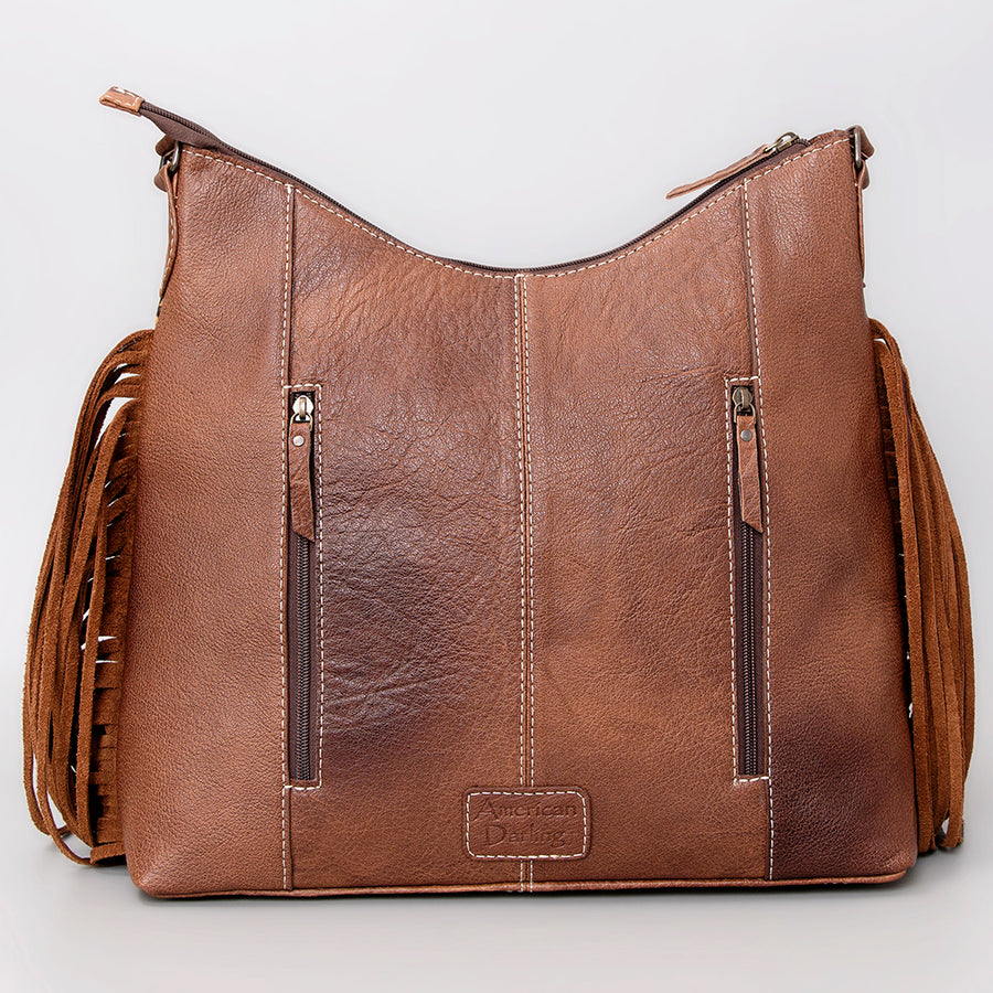 American Darling Women's Hobo Bag Western Hair-On Genuine Leather Handbag and Ladies Purse