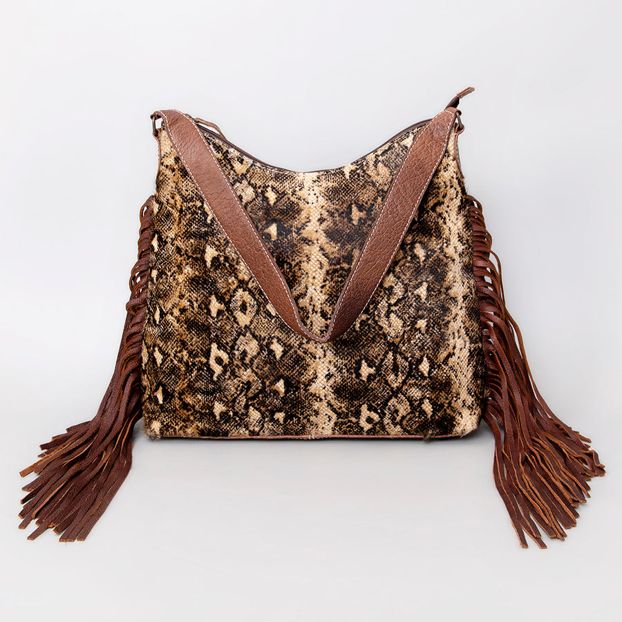 American Darling Women's Hobo Bag Western Hair-On Genuine Leather Handbag and Ladies Purse