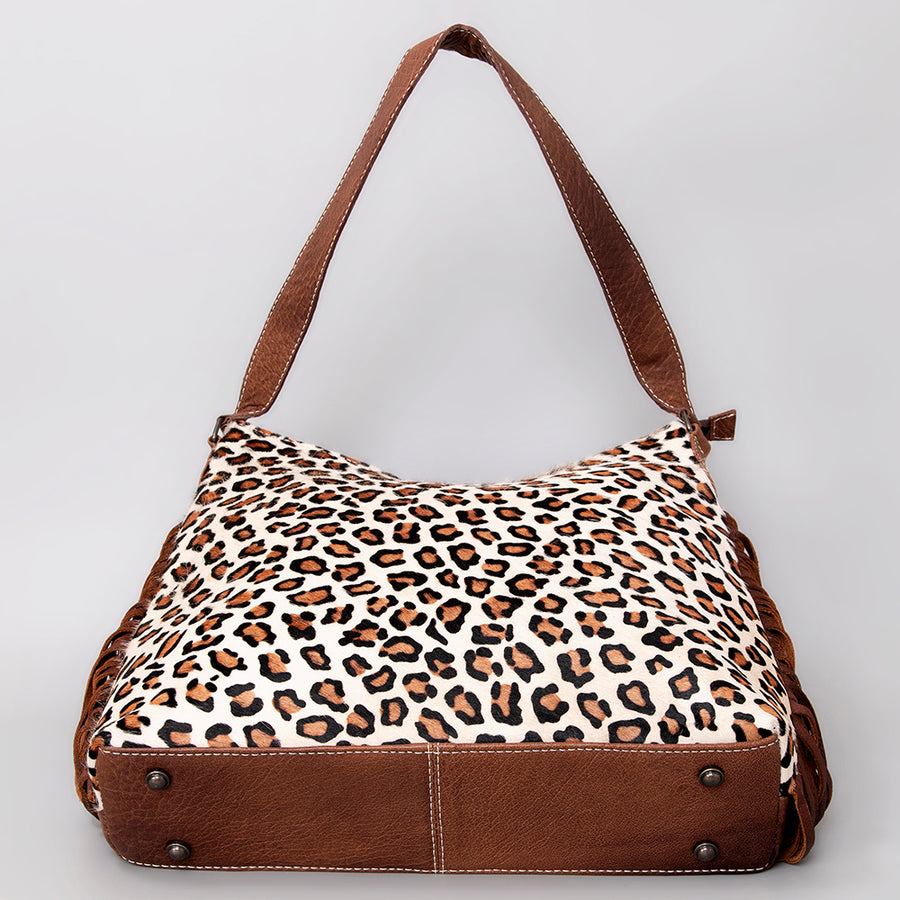 American Darling Women's Hobo Bag Western Hair-On Genuine Leather Handbag and Ladies Purse