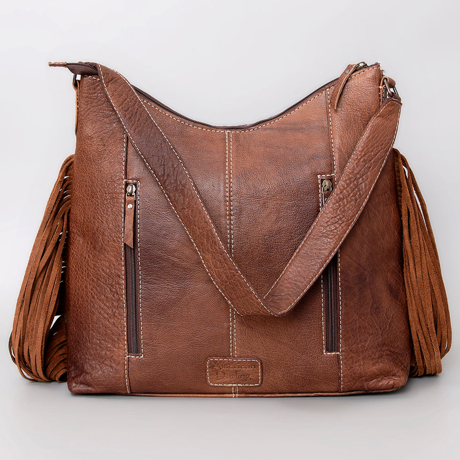 American Darling Women's Hobo Bag Western Hair-On Genuine Leather Handbag and Ladies Purse