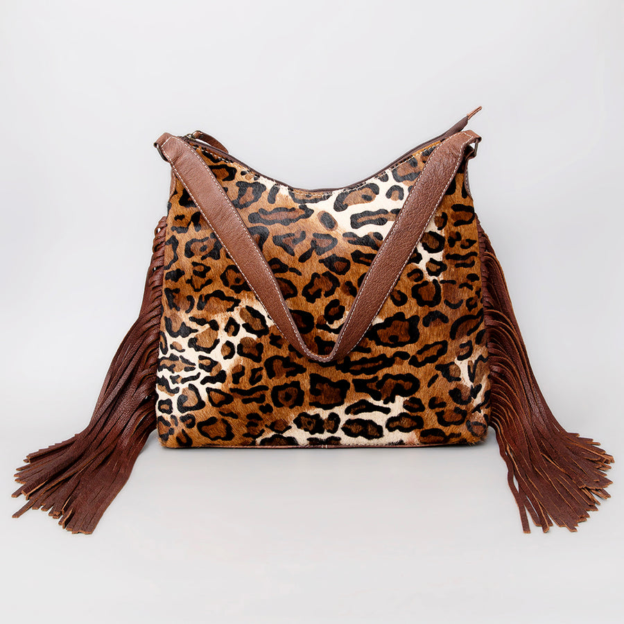 American Darling Women's Hobo Bag Western Hair-On Genuine Leather Handbag and Ladies Purse