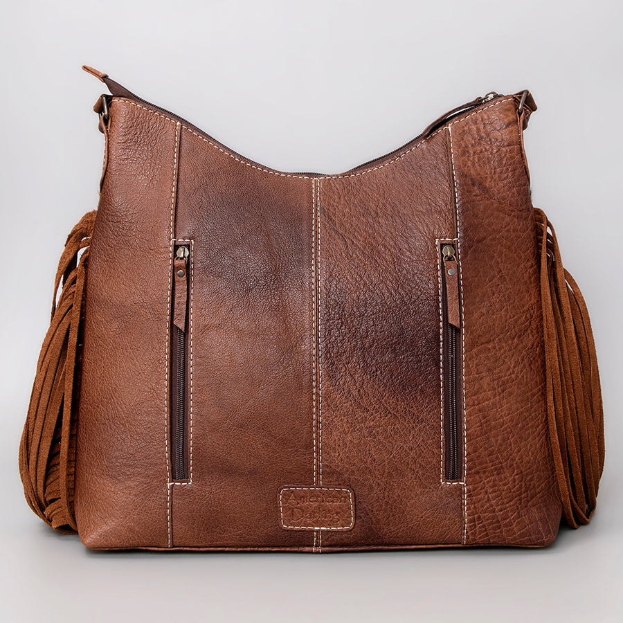 American Darling Women's Hobo Bag Western Hair-On Genuine Leather Handbag and Ladies Purse