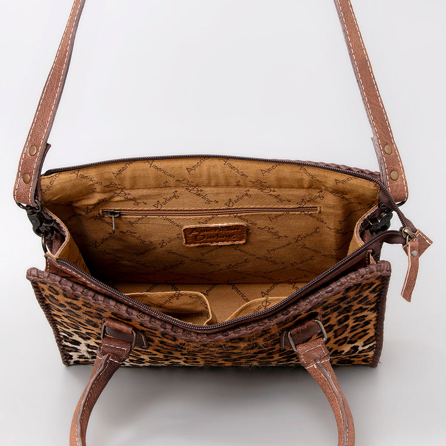 American Darling Women's Hobo Bag Western Hair-On Genuine Leather Handbag and Ladies Purse