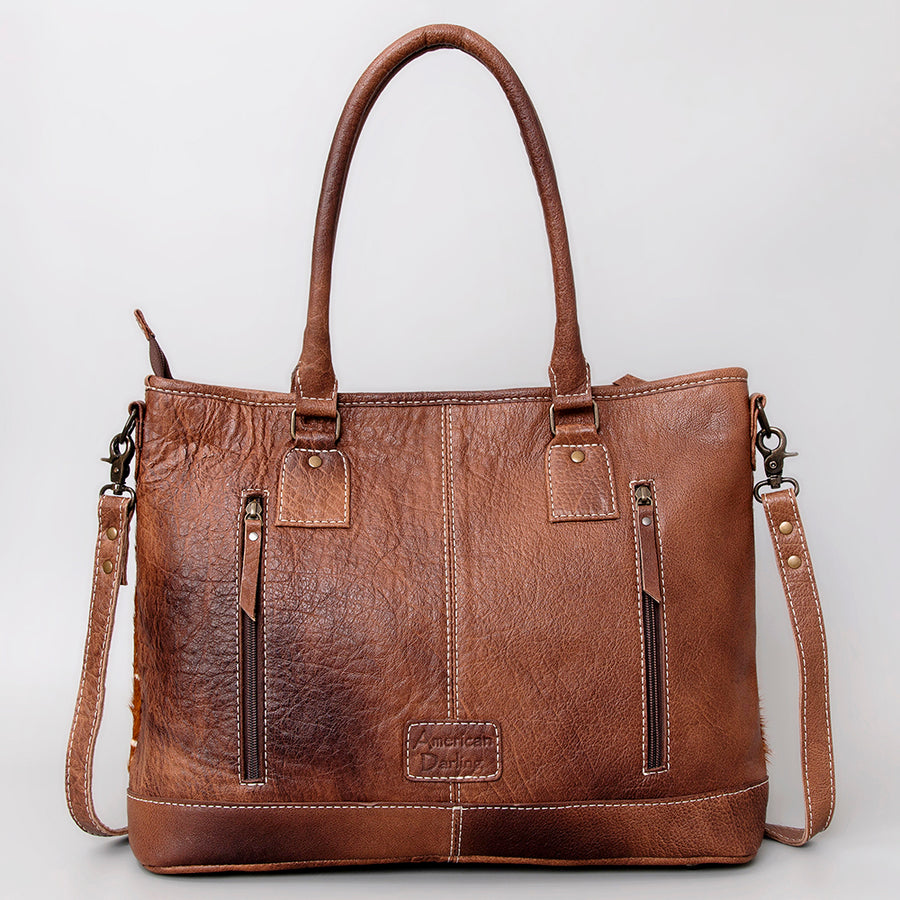 American Darling Women's Hobo Bag Western Hair-On Genuine Leather Handbag and Ladies Purse