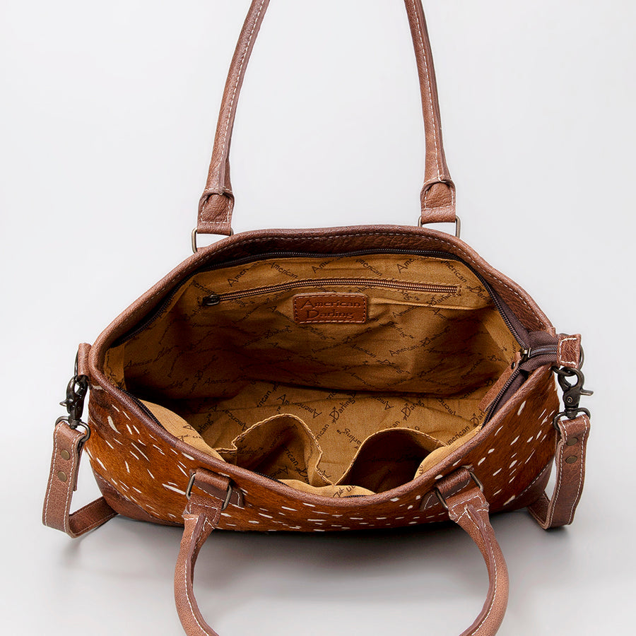 American Darling Women's Hobo Bag Western Hair-On Genuine Leather Handbag and Ladies Purse
