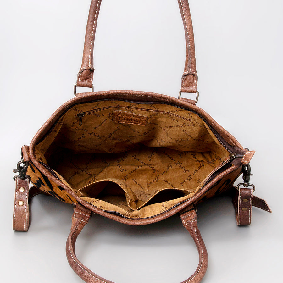 American Darling Women's Hobo Bag Western Hair-On Genuine Leather Handbag and Ladies Purse