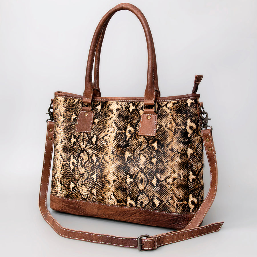 American Darling Western Hair-On Cowhide Leather Crossbody Bag - Hilason