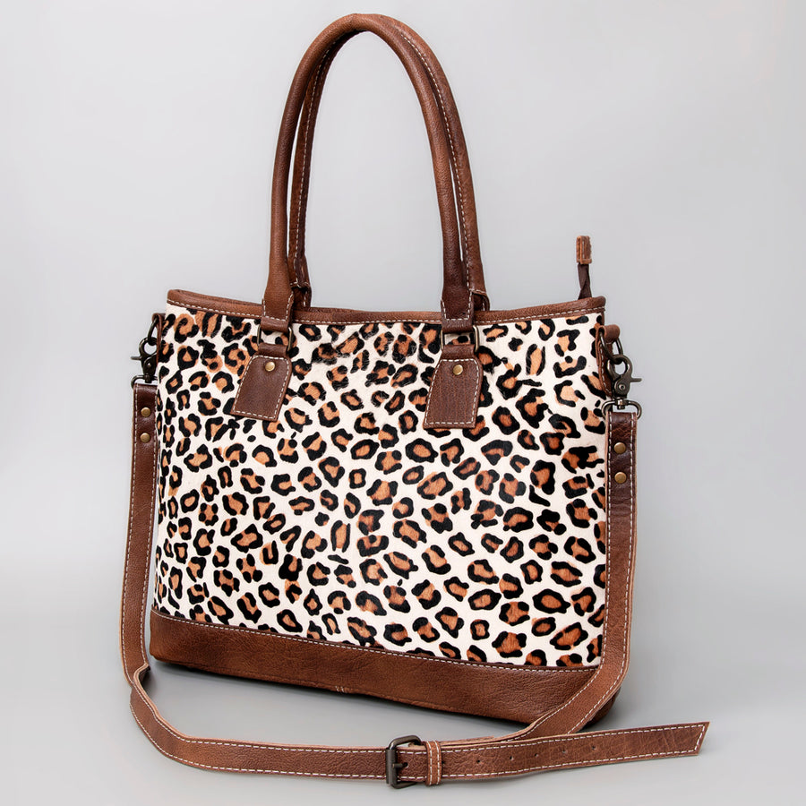 American Darling Western Hair-On Cowhide Leather Crossbody Bag - Hilason