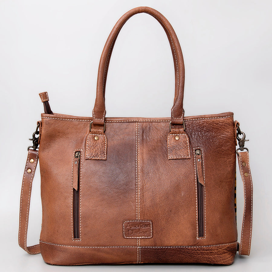 American Darling Women's Hobo Bag Western Hair-On Genuine Leather Handbag and Ladies Purse