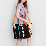 American Darling Tote Saddle Blanket Genuine Leather Western Women Bag Handbag Purse | Travel Bags College Casual