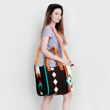 American Darling Tote Saddle Blanket Genuine Leather Women Bag Western Handbag Purse