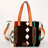 American Darling Tote Saddle Blanket Genuine Leather Women Bag Western Handbag Purse