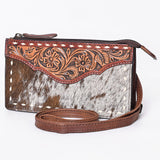 American Darling ADBG1027 Small Crossbody Hand Tooled Genuine Leather Women Bag Western Handbag Purse