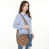 ADBGA305 American Darling Hand Tooled Genuine Leather Women Bag Western Handbag Purse