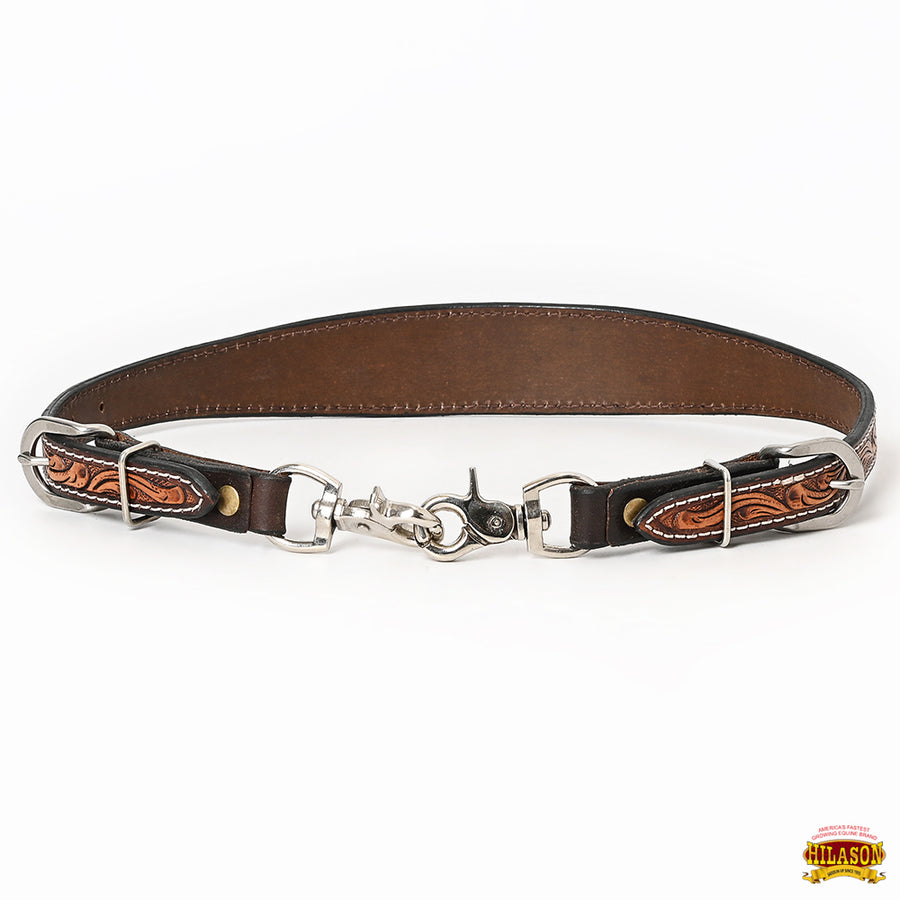 HILASON Western Horse Headstall Breast Collar Set American Leather Floral | Tack for Horses