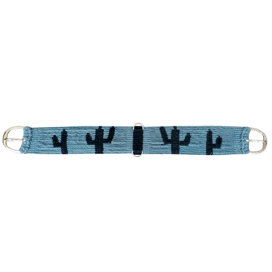 Comfytack H. Saddle Mohair Wool Cinch Girth Turquoise by Hilason – Cowboy and equestrian accessories