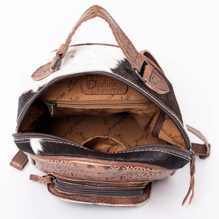 American Darling Backpack Hair on Genuine Leather Western Women Bag | for Laptop School Purse Travel