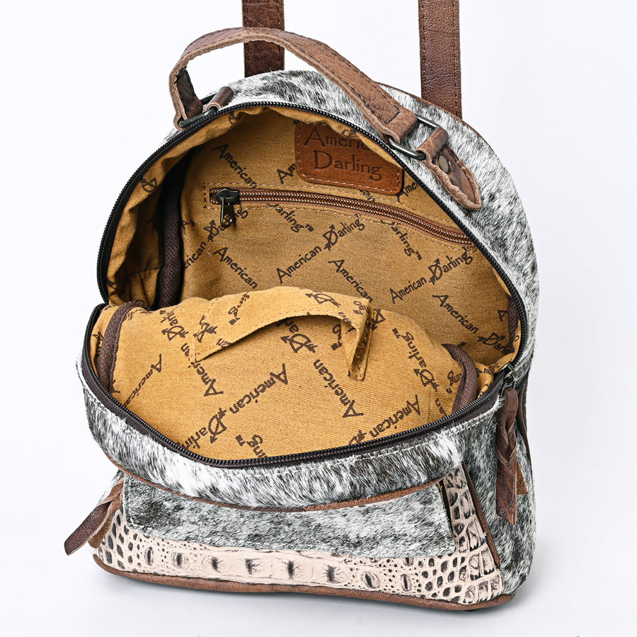 American Darling Backpack Hair on Genuine Leather Western Women Bag | for Laptop School Purse Travel