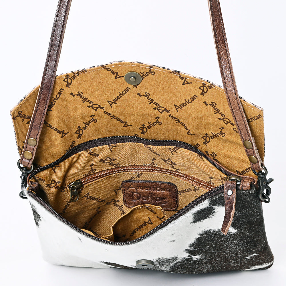 American Darling Envelope Crocodile Embossed Hair on Genuine Leather Western Women Bag Handbag Purse | Envelope Bag for Women | Cute Envelope Bag | Envelope Purse