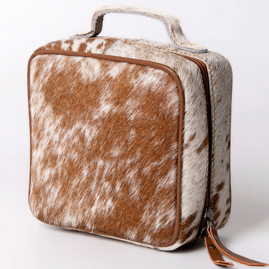 American Darling Western Hair-On Cowhide Leather Jewelry Case - Uhorse