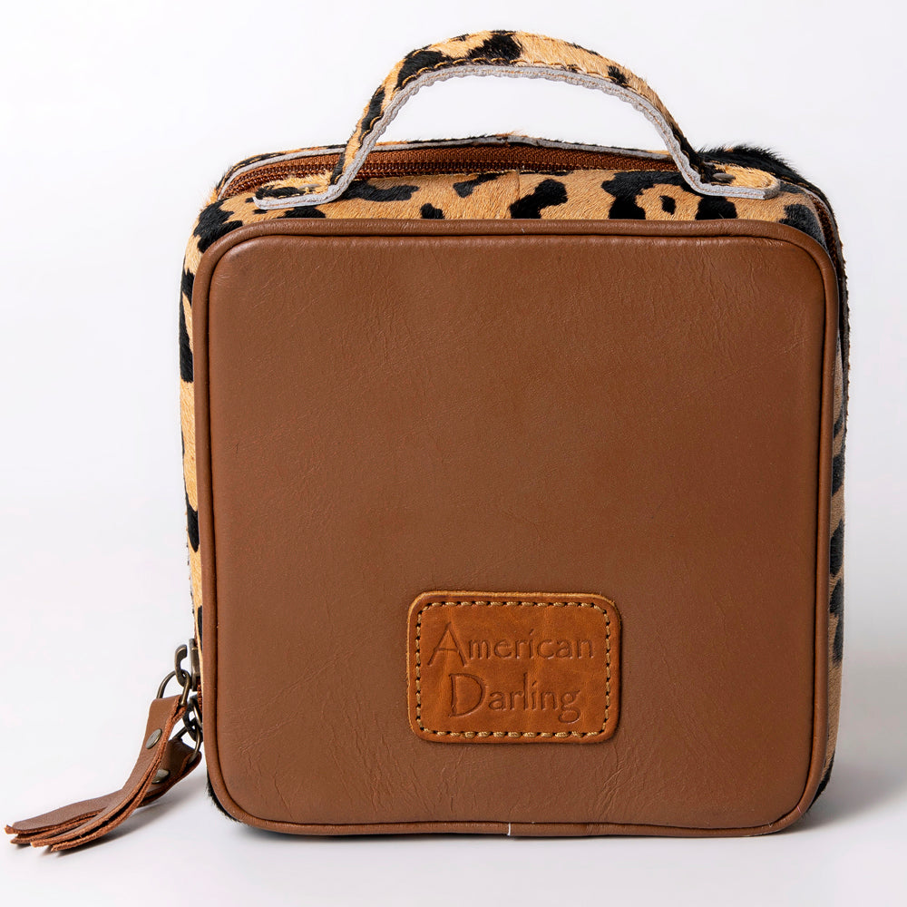 American Darling ADBGA312D Jewelry Case Hair-On Genuine Leather Women Bag Western Handbag Purse