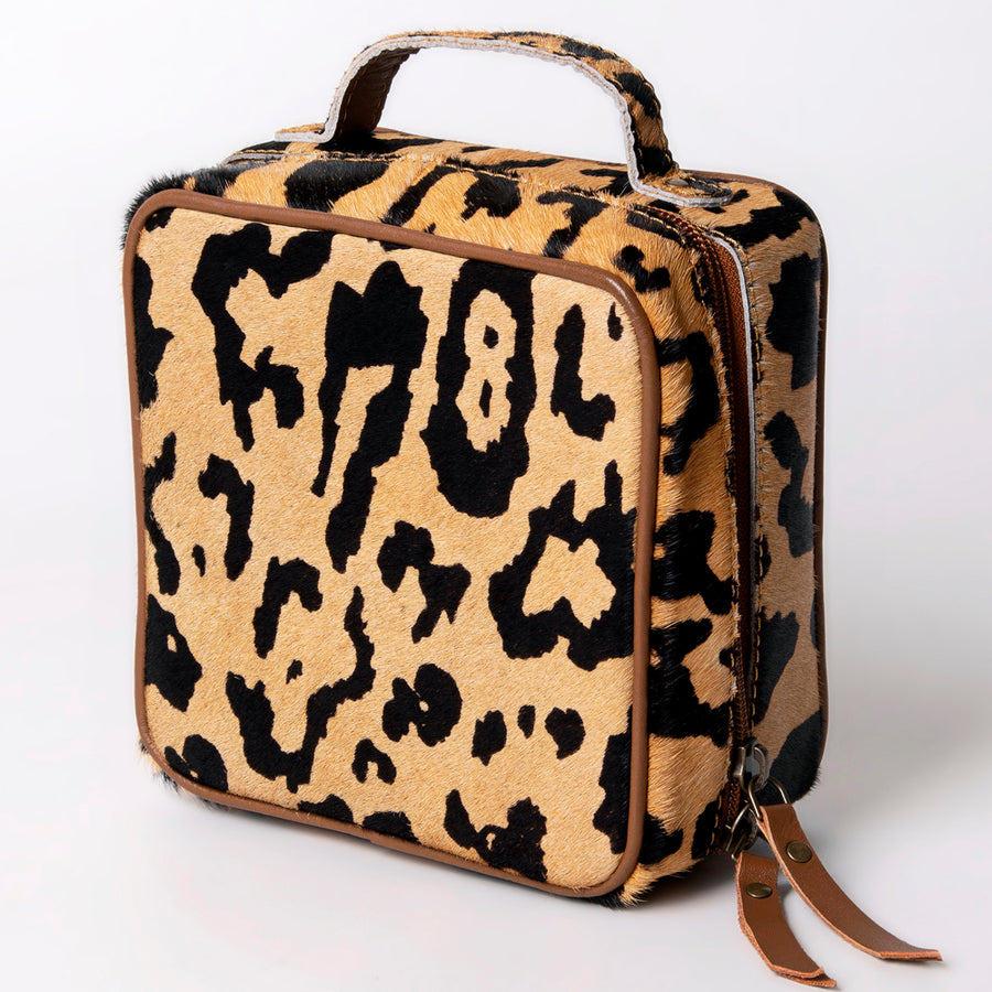 American Darling Western Hair-On Cowhide Leather Jewelry Case - Uhorse